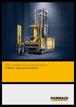 Carretillas elevadoras de carga lateral eléctricas Dambach Hi-Racker 10