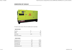 Grupos electrógenos diesel PRAMAC Lifter GSW 220 V