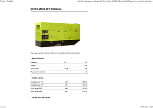 Grupos electrógenos diesel PRAMAC Lifter GSW 665 M