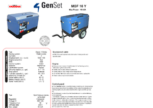 Grupos electrógenos diesel GenSet MGF 16 Y