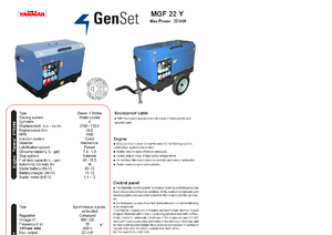 Grupos electrógenos diesel GenSet MGF 22 Y