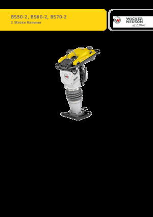 Apisonadores a gasolina y diesel Wacker Neuson BS50-2 11