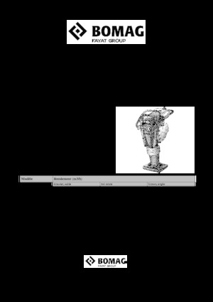 Apisonadores a gasolina y diesel Bomag BT 65