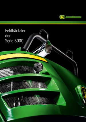 Picadoras - tracción 2 ruedas John Deere 8700