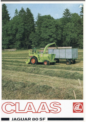 Picadoras - tracción 2 ruedas Claas JAGUAR 80 SF