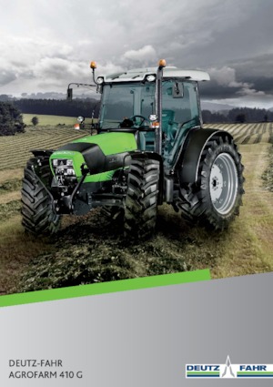 Tractores - tracción 4 ruedas DEUTZ-FAHR Agrofarm G 410