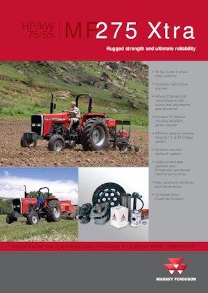 Tractores - tracción 2 ruedas Massey Ferguson MF 275 Xtra