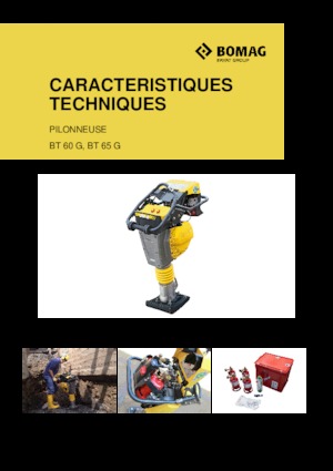 Apisonadores a gasolina y diesel Bomag BT 65 G