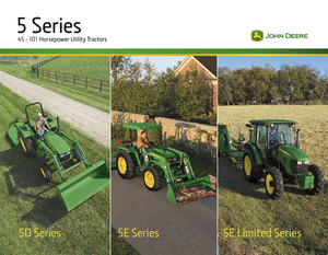 Tractores - tracción 4 ruedas John Deere 5065E