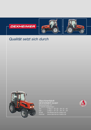 Tractores - tracción 4 ruedas Dexheimer 509 Si