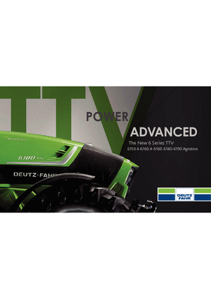 Tractores - tracción 4 ruedas DEUTZ-FAHR 6160.4 Agrotron TTV