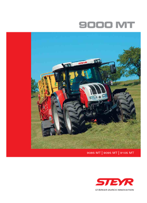 Tractores - tracción 4 ruedas Steyr 9085 MT Basis