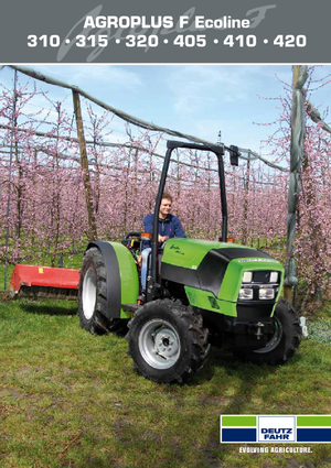 Tractores - tracción 4 ruedas DEUTZ-FAHR Agroplus F 410 Ec. DT