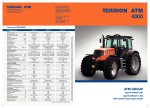 Tractores - tracción 4 ruedas Terrion ATM 4140