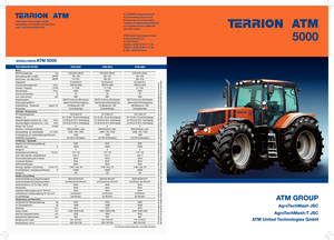 Tractores - tracción 4 ruedas Terrion ATM 5220