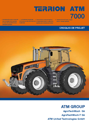 Tractores - tracción 4 ruedas Terrion ATM 7400