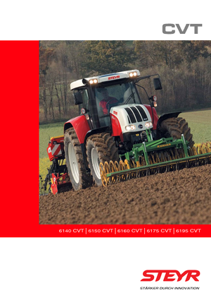 Tractores - tracción 4 ruedas Steyr CVT 6195 Basis