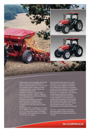 Tractores - tracción 4 ruedas McCormick CX 80 L