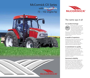 Tractores - tracción 4 ruedas McCormick CX 105