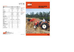 Tractores - tracción 4 ruedas Kioti DS 4110