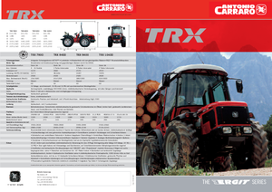 Tractores - tracción 4 ruedas Carraro Ergit TRX 9400