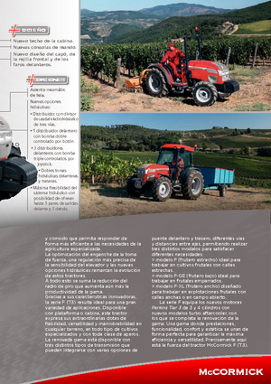 Tractores - tracción 4 ruedas McCormick F 120 XL