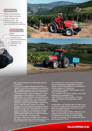Tractores - tracción 4 ruedas McCormick F 100 GE