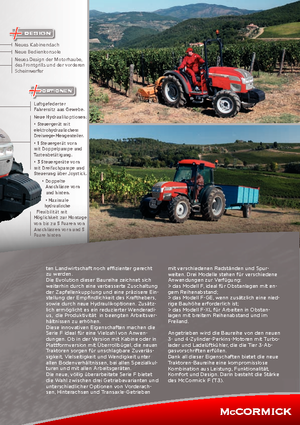 Tractores - tracción 4 ruedas McCormick F 80 XL