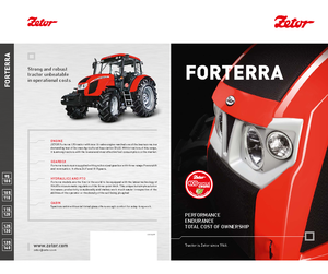 Tractores - tracción 4 ruedas Zetor Forterra 125
