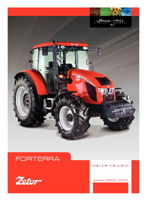 Tractores - tracción 4 ruedas Zetor Forterra 140 HD