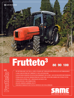 Tractores - tracción 4 ruedas SAME Frutteto³ 100 GS DT