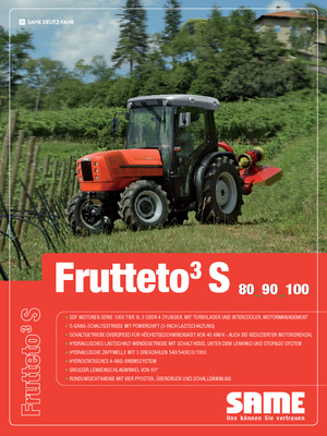Tractores - tracción 4 ruedas SAME Frutteto³ S 90 GS DT