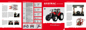 Tractores - tracción 4 ruedas Lindner Geotrac 124
