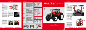Tractores - tracción 4 ruedas Lindner Geotrac 124