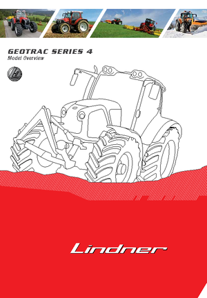 Tractores - tracción 4 ruedas Lindner Geotrac 84