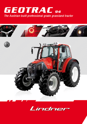 Tractores - tracción 4 ruedas Lindner Geotrac 94