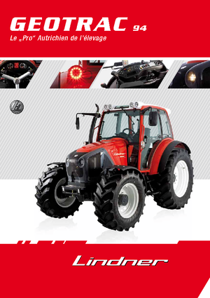 Tractores - tracción 4 ruedas Lindner Geotrac 94