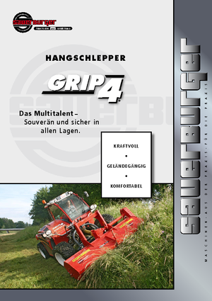 Tractores - tracción 4 ruedas Sauerburger GRIP 4-95