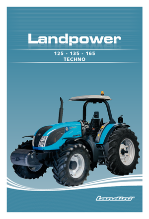 Tractores - tracción 4 ruedas Landini Landpower 165 Techno