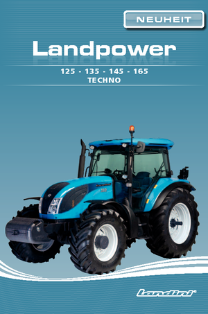 Tractores - tracción 4 ruedas Landini Landpower 165 Techno