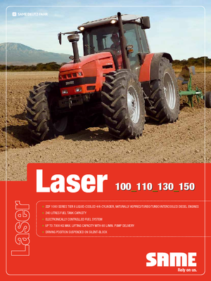 Tractores - tracción 4 ruedas SAME Laser 110 DT A