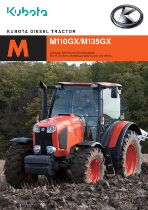 Tractores - tracción 4 ruedas Kubota M 110 GX