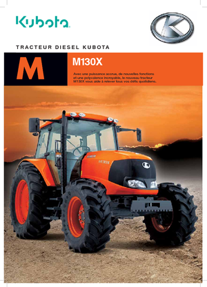 Tractores - tracción 4 ruedas Kubota M 130 X