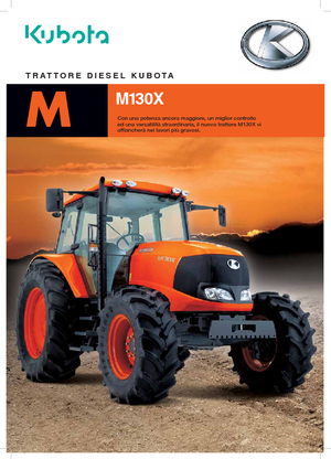 Tractores - tracción 4 ruedas Kubota M 130 X