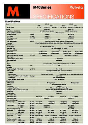 Tractores - tracción 4 ruedas Kubota M 8540