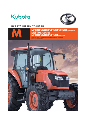 Tractores - tracción 4 ruedas Kubota M 8540