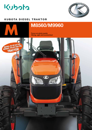Tractores - tracción 4 ruedas Kubota M 9960