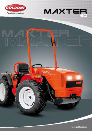 Tractores - tracción 4 ruedas Goldoni Maxter 60 SN