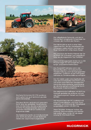 Tractores - tracción 4 ruedas McCormick MC 130