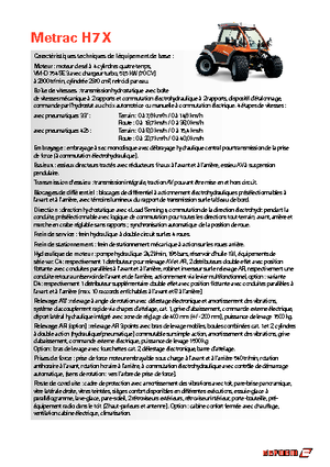 Tractores - tracción 4 ruedas Reform Werke Metrac H 7 X